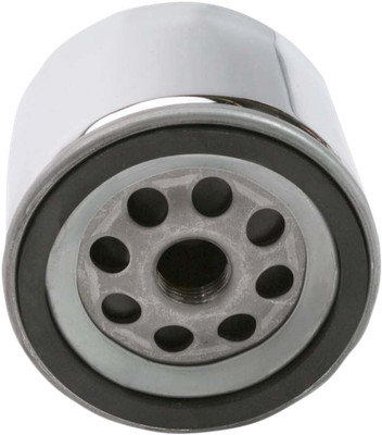 Drag Specialties Spin-On Oil Filter Chrome with Nut 0712-0018