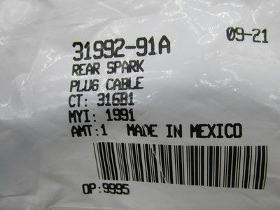 Harley Davidson Genuine NOS Rear Spark Plug Cable 31992-91A