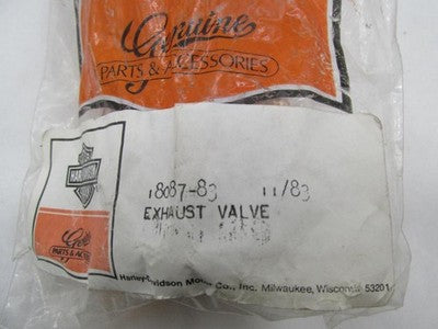 Harley-Davidson Genuine NOS Exhaust Valve 18087-83