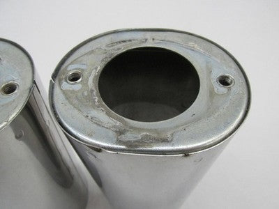 Pair of Harley-Davidson Genuine Stock Softail Fatboy Cowbells Fork Covers