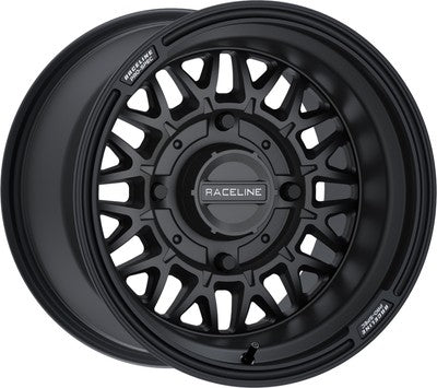 RACELINE A13 Omega Beadlock Wheels Satin Black A13B-47037+10