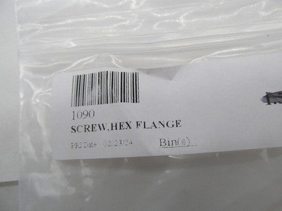 Harley-Davidson Genuine NOS Chrome Hex Flange Screw Bolt 1090