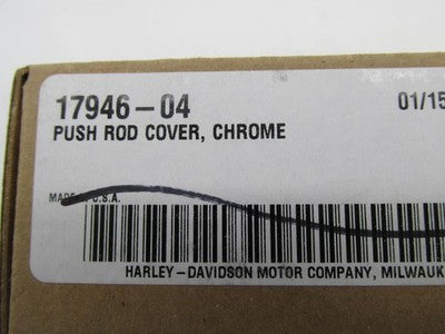 Harley Davidson Genuine NOS XL Sportster Chrome Push Rod Tube Cover 17