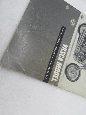 Harley-Davidson Official Factory 2002 VRSCA Models Parts Catalog 99457