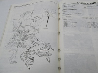 Honda Official Factory 1986-87 TRX70 Fourtrax ATV Shop Service Manual