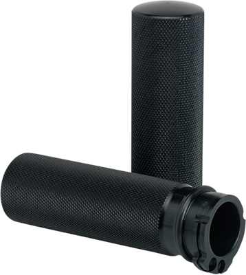 Joker Machine Knurled Handgrips Black 03-93-1