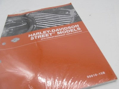 Harley Davidson Official Factory 2015 Street Models Parts Catalog 9961
