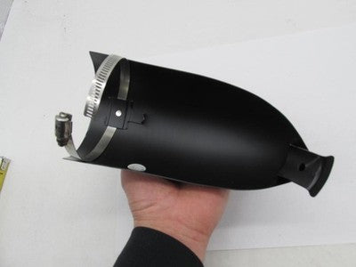 Indian 17-21 OEM Chief Chieftain Exhaust Heat Shield Left BLACK 126239