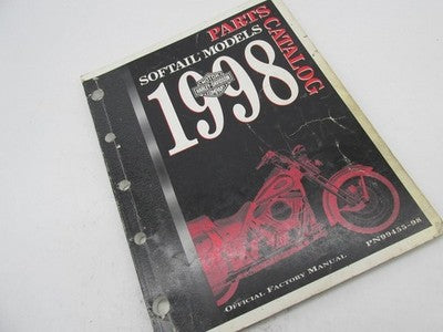 Harley-Davidson Official Factory 1998 Softail Models Parts Catalog 99455-98