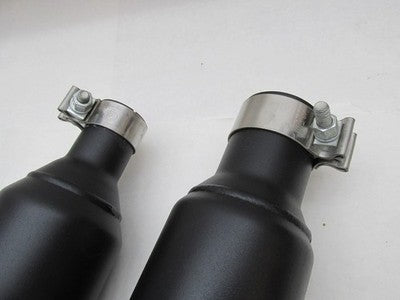 Harley-Davidson Genuine Stock Black Exhaust Mufflers 64900765B 64900766A