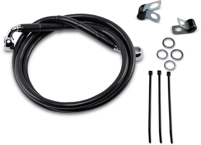 Drag Specialties Extended Stainless Steel Front Brake Line Kit 51 1/4i