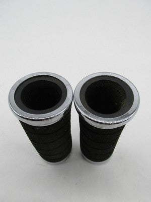 Pair of Harley-Davidson Black Ribbed Foam Handlebar Grips