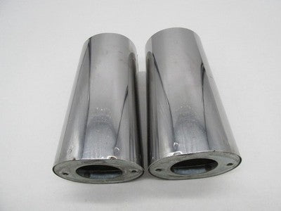 Pair of Harley-Davidson Genuine Stock Softail Fatboy Cowbells Fork Covers