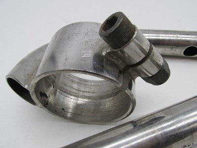Custom Motorcycle Cafe Racer 54mm Fork Tube Clip-Ons Curved 1" Bars Ha