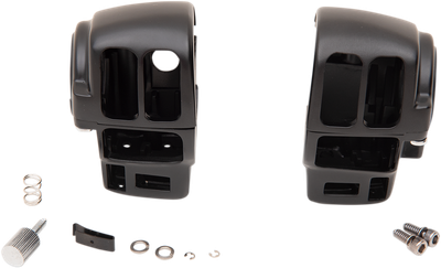 Drag Specialties Switch Housing Kits Matte Black 0616-0359