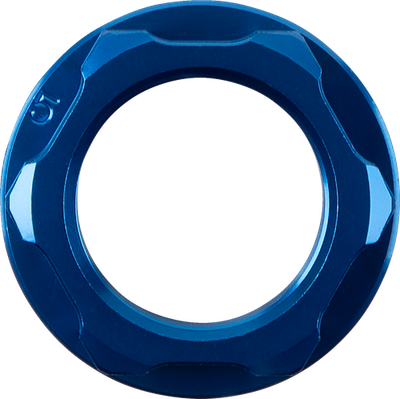 Moose Racing Steering Stem Nut Blue 0410-0376