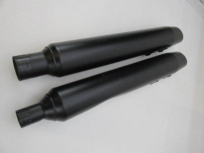 Pair of Harley-Davidson Genuine 17-22 Black Exhaust Mufflers 64901269