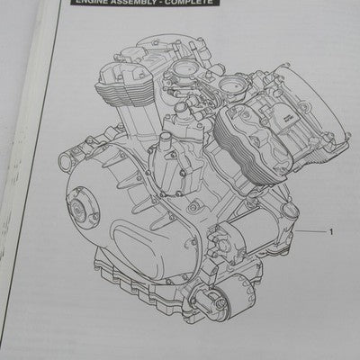 Harley-Davidson Official Factory 2002 VRSCA Model Parts Catalog 99457-