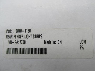 Kuryakyn NOS HArley Davidson Chrome Rear Fender Running Brake Light St