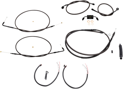 LA Choppers Standard Handlebar Cable/Brake Line Kit LA-8231KT2-16M