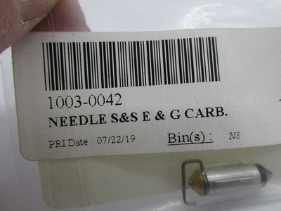 S&S Cycle NOS Super E/G Carburetor Needle 1003-0042 11-2195