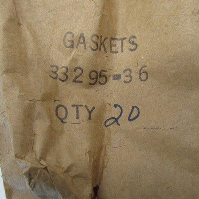Lot of 18 Harley Davidson NOS 4-Speed Side Cover Gasket 1937-84 33295-