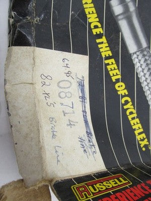Harley-Davidson Russell NOS 1982 XL Sportster Brake Line 08714