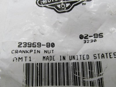Harley-Davidson Genuine NOS Crankpin Nut 23969-80