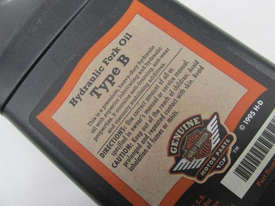 Harley-Davidson Genuine NOS Type B Fork Oil 1 Pint (.47L) 99880-73