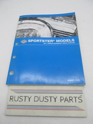 Harley-Davidson Official Factory 2011 Sportster Models Parts Catalog 99451-11