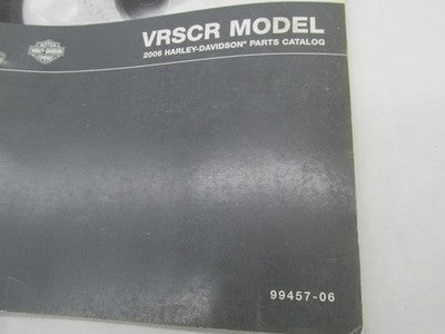 Harley Davidson Official Factory 2006 VRSCR V-Rod Models Parts Catalog