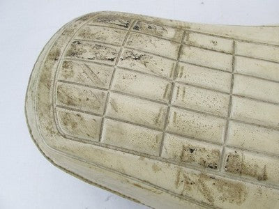 Harley Davidson Genuine White FLH Shovelhead Deluxe Buddy Solo Seat 52