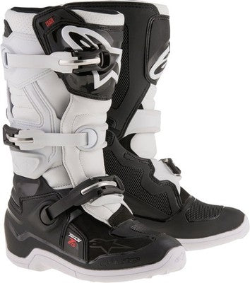 Alpinestars Youth Tech 7S Boots Black/White 7 2015017-12-7