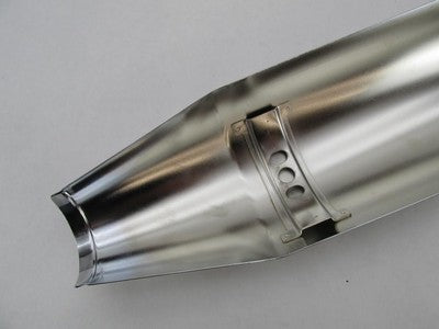Harley-Davidson Genuine NOS Chrome 4" x 22 3-/8" Touring Muffler Heat Shield