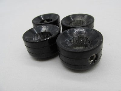Lot of 4 Harley Davidson Genuine 1/2" 0.5" Black Bolt Covers