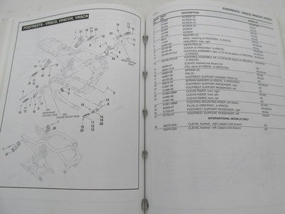 Harley-Davidson Official Factory 2007 VRSC V-Rod Parts Catalog 99457-07