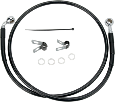 Drag Specialties Extended Stainless Steel Front Brake Line Kit 42 3/8i