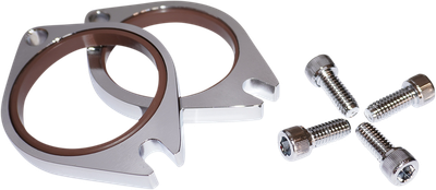 Drag Specialties Primary Intake Flange Zinc Pair 1050-0417