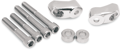 Drag Specialties Short Turn Signal Mounts for 39mm/49mm Forks Chrome 2