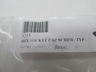 Lot of 10 Harley-Davidson Genuine NOS Grade 8 Hex Socket Head Screws 3