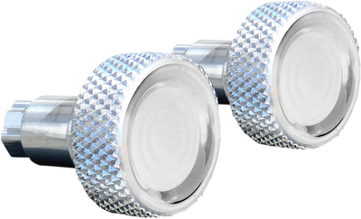 Accutronix Knurled Saddlebag Latch Levers Chrome SLK01-KC