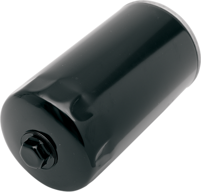Drag Specialties Spin-On Oil Filter w/ nut Black 0712-0023