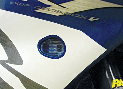 Hot Bodies Flushmount Front Turn Signals Blue Y04R1-SIG-BLU