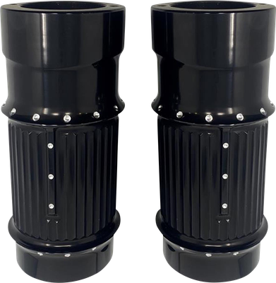 Covingtons Fork Leg Bells Black Fat Dimpled C1116-B