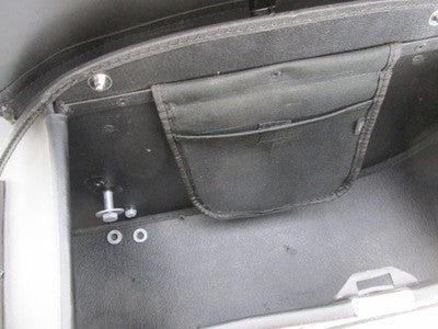 Pair of Viking Bags Harley Davidson Black Semi Rigid Lockable Saddleba