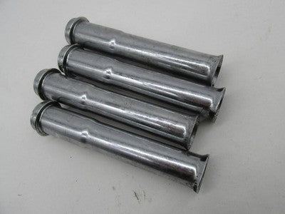 Lot of 4 Harley-Davidson Genuine Chrome 4-5/8" Push Rod Tubes and Clip