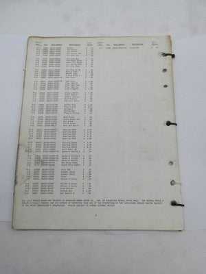 Honda Official Factory 1973 ST90 Parts Catalog Manual