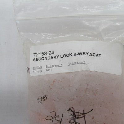 Lot of 24 Harley Davidson OEM NOS Secondary Lock 8-Socket Plug 72158-9