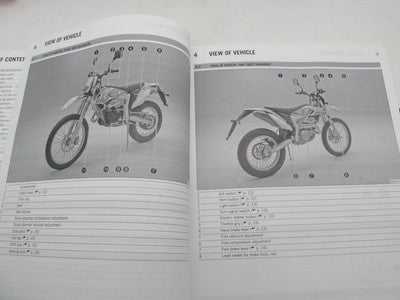 KTM 2015 Freeride Free Ride Motorcycle Owner's Manual with Portfolio