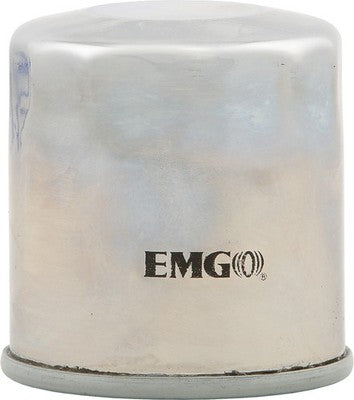 Emgo Oil Filter Micro-Glass - Chrome 10-82222